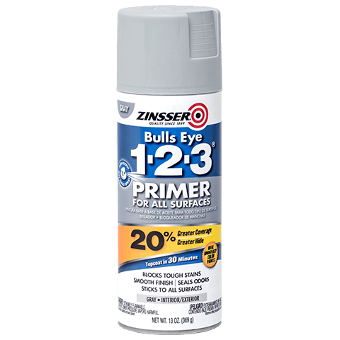 ZINSSER B-E 123 SPRAY 13 OZ PRIMER-GRAY