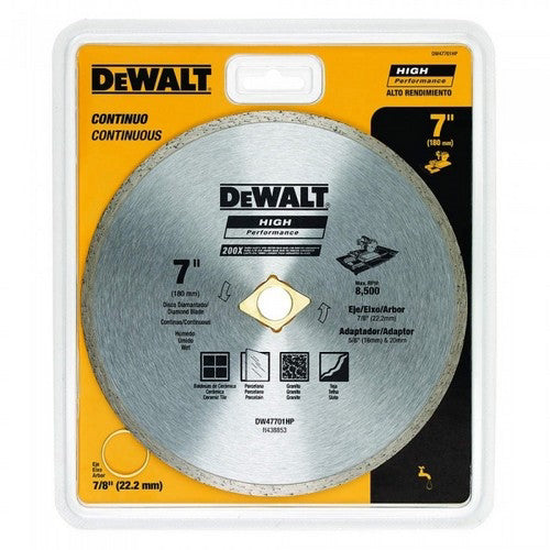 Dewalt 178 X7X 22.2MM SEGMENTED RIM,DW47702HP