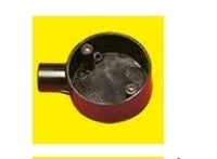 20mm uPVC CIRCULAR BOX 1 WAY   (WH) CB1W
