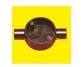 صندوق دائري UPVC 20 مم 2 Thru (WH) CB2T