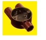 20 مم مربع دائري UPVC Y-Way (BK) CBYW