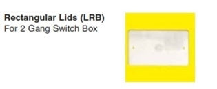 الغطاء المستطيلة لـ 2GSB UPVC (WH)