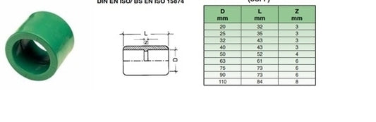 20mm PPR WELDING COUPLER