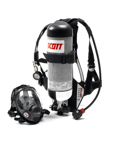 45 Min Self Contained Breathing Apparatus with Composite Cylinder, positive pressure full Face mask and SIGMA 2 vision back plate