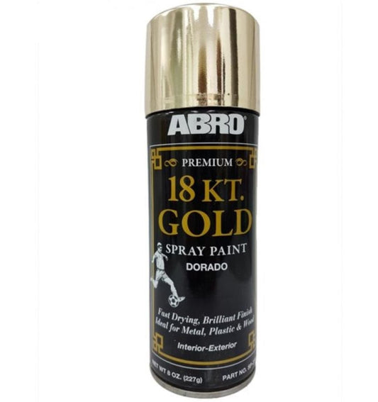 Abro 18 Kt Gold Pray Paint (12 pcs لكل كرتون)