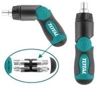 TOTAL 13 in 1 Ratchet Screwdriver set - 13Pcs