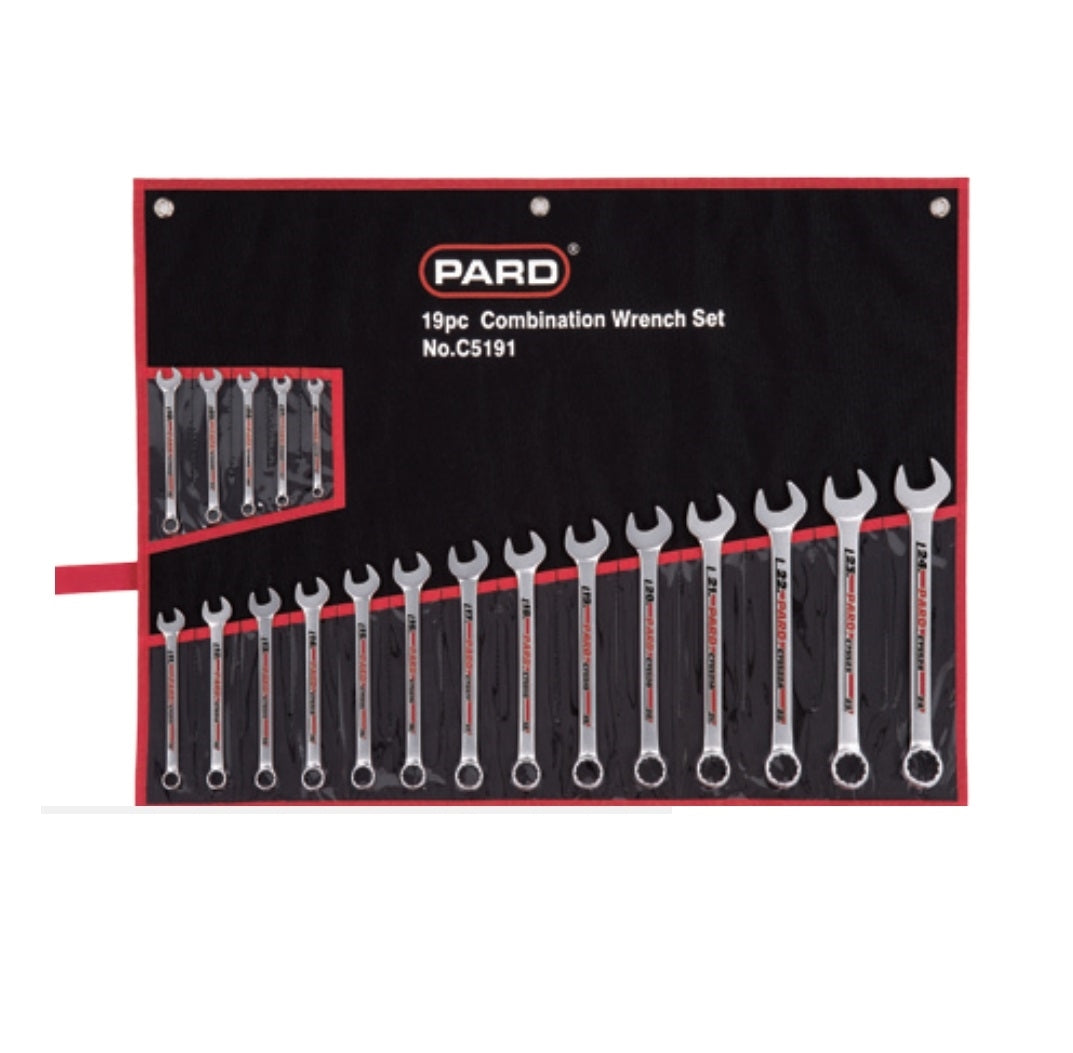 19 pcs Combination Wrench Set