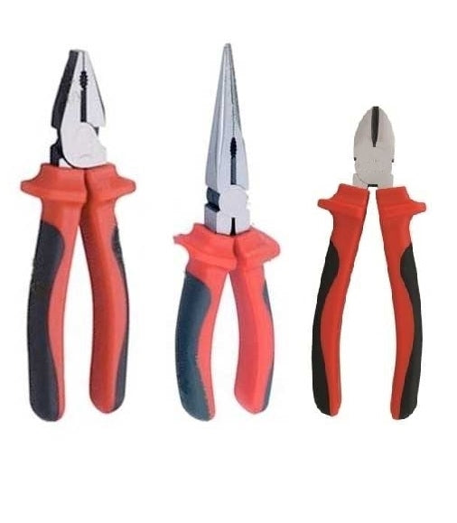 JTW Plier Insulated Set 3Pcs-Side Cutr+Combo+Lng Nse   (6")