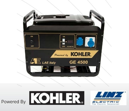 GENERATOR GASOLINE 3600W WITH KOHLER CH270 MANUAL START- GE4500