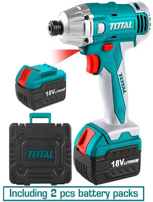 TOTAL Li-ion Impact Driver Cordless - 18V