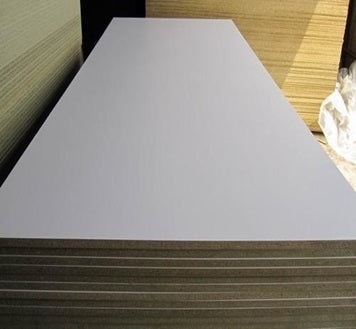 GREY MELAMINE MDF  122CM* 244CM*18MM (SINGLE FACE)