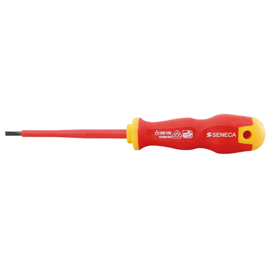 Seneca screwdriver معزول مشقوق - 0.8 × 4.0mm