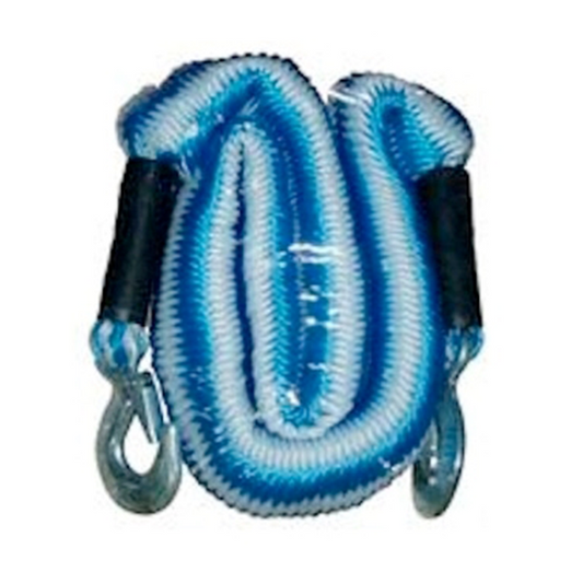 Blue / White Stretch Tow Rope - 16 mm
