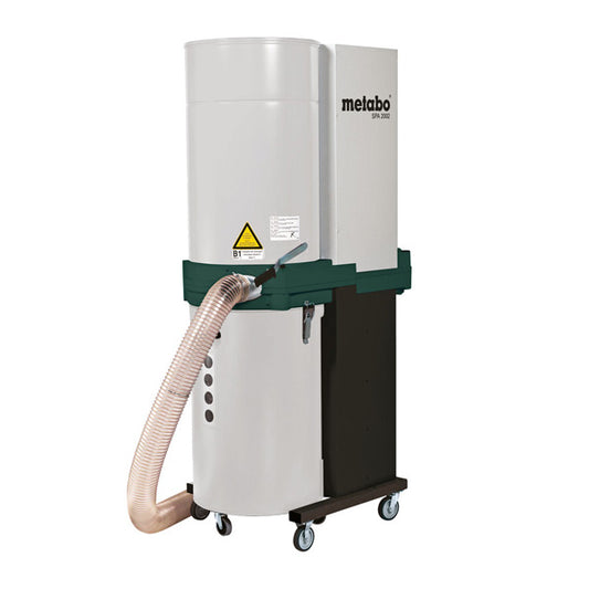 Metabo Chip & Dust Extraction Unit, Heavy Duty Vacuum 2124 Pa