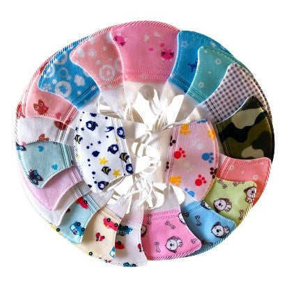 Attractive Design Reusable 3 ply Face Masks for Kids, 10pcs