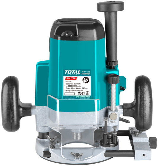 TOTAL Electric Router - 6,8,12mm (2200W)