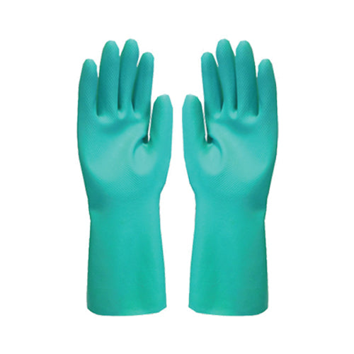 Heavy Duty Flock Lined All-Purpose Nitrile Gloves 15 Mil