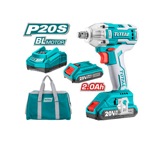 TOTAL Lithium-Ion impact Wrench 20V (Plateform Series)