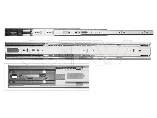 45Cm Ball bearing slide VERSALITE PLUS with soft closing H45 - GTV