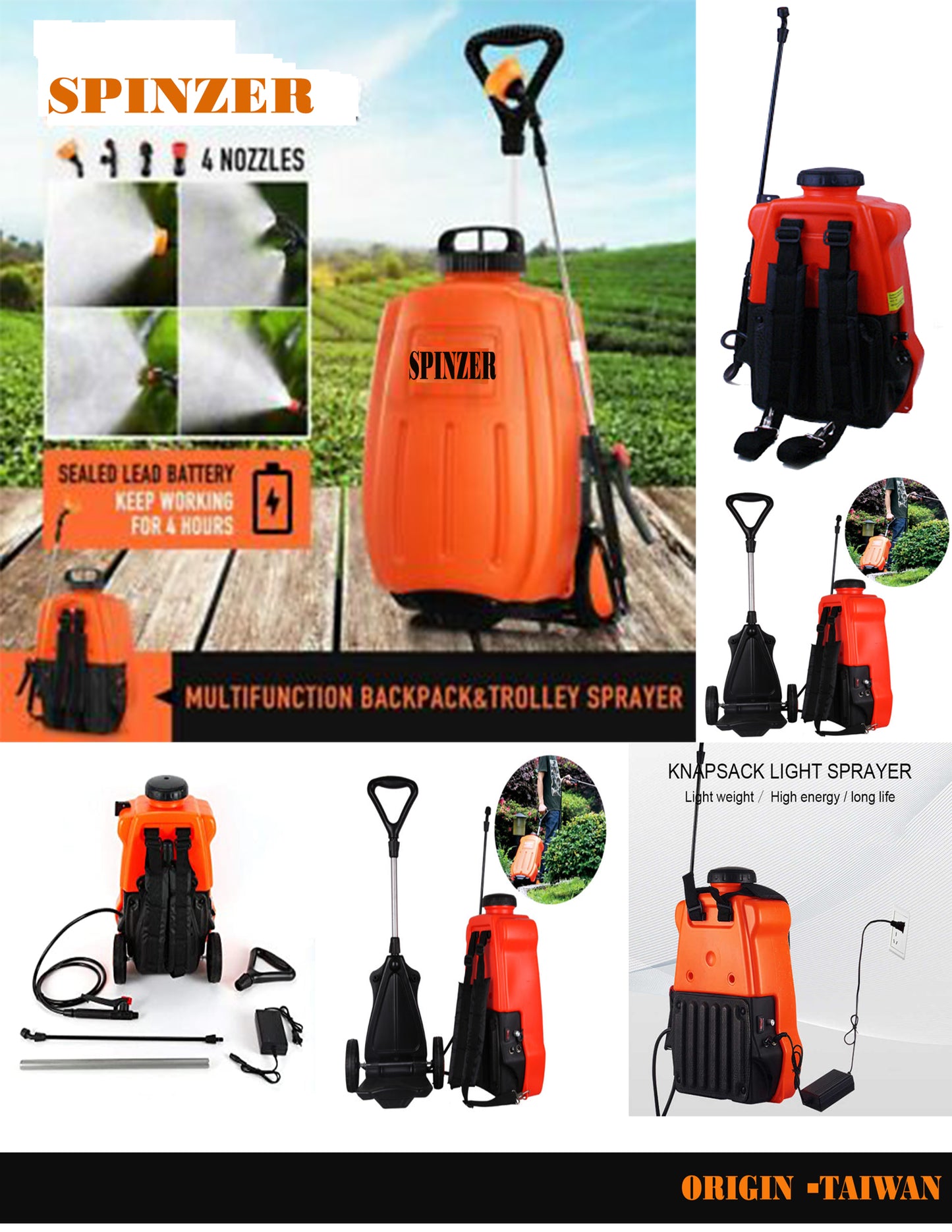 SPINZER BATTERY SPRAYER -TAIWAN