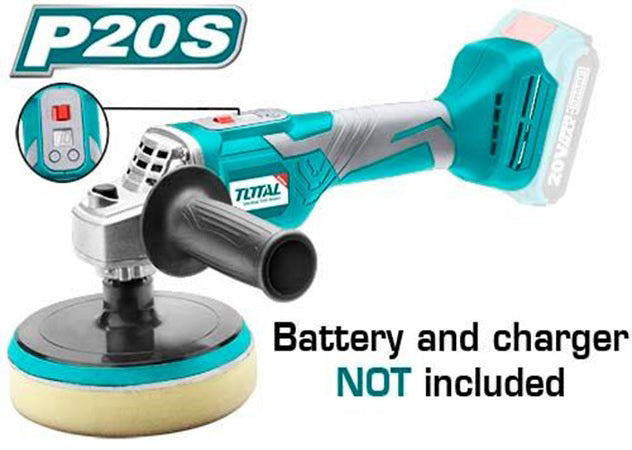 TOTAL Lithium Ion Angle Polisher 20V (Plateform Series)