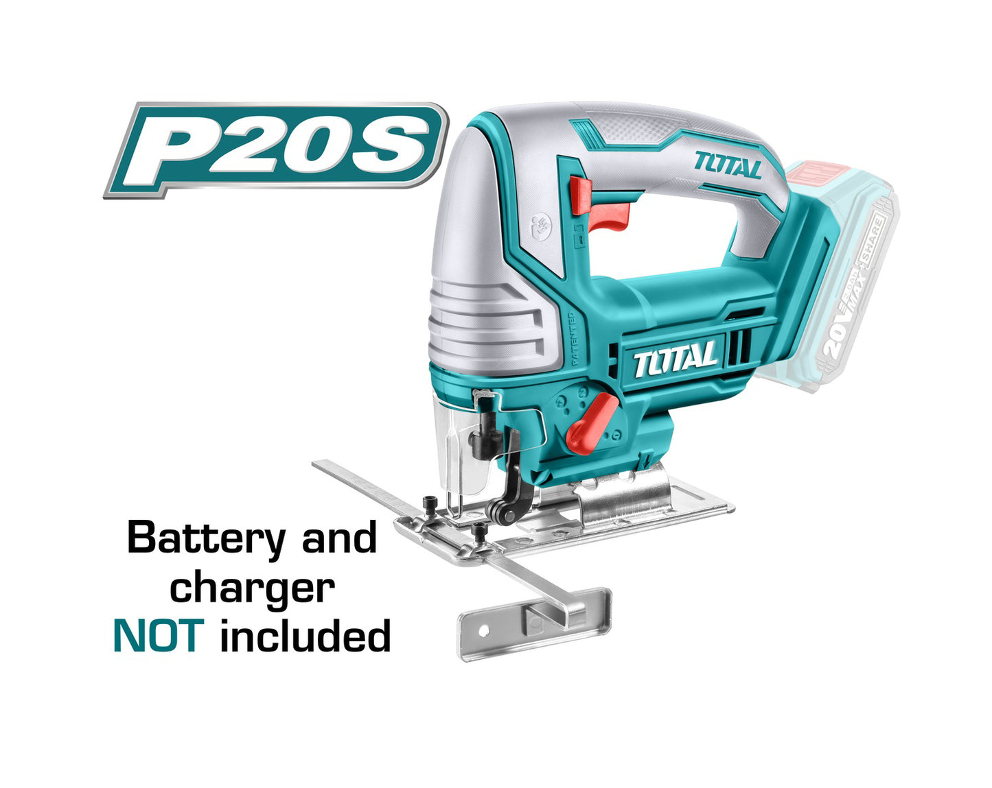 TOTAL Lithium-Ion Jig saw (Plateform Series)