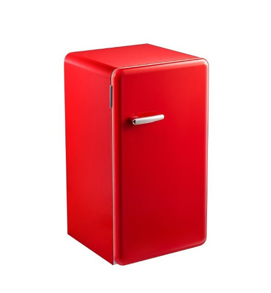Midea Single Door Refrigerator 142 Liter, Red