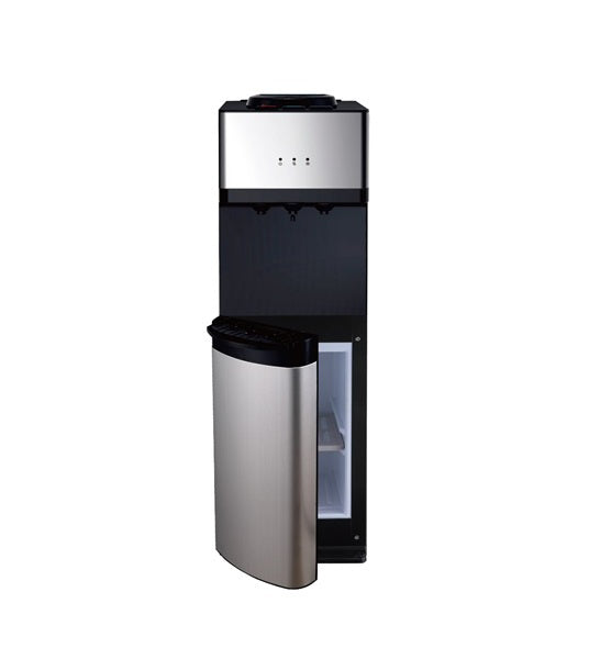 Midea 3 Tap Water Dispenser, White/Black With Cabinet