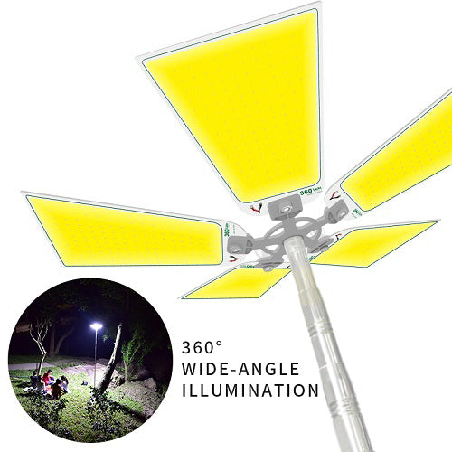5 LED Camping Light Rod مع جهاز التحكم عن بعد FR-05 COB