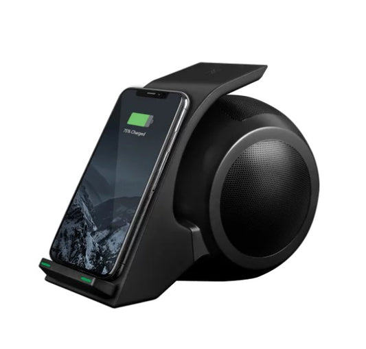 مكبر صوت بلوتوث Energea Wimusic مع قفص الاتهام اللاسلكي - Gunmetal
