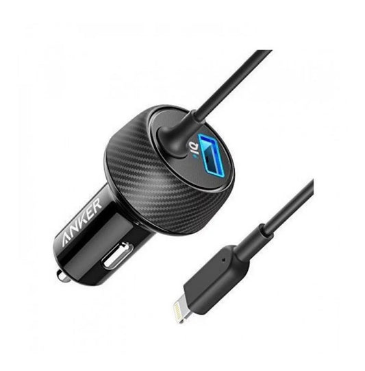 Anker Power Drive 2 Charger Lightning Car - Black