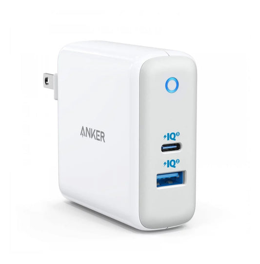 ANKER POWERPORT ATOM III (TWO PORTS) WALL CHARGER - WHITE
