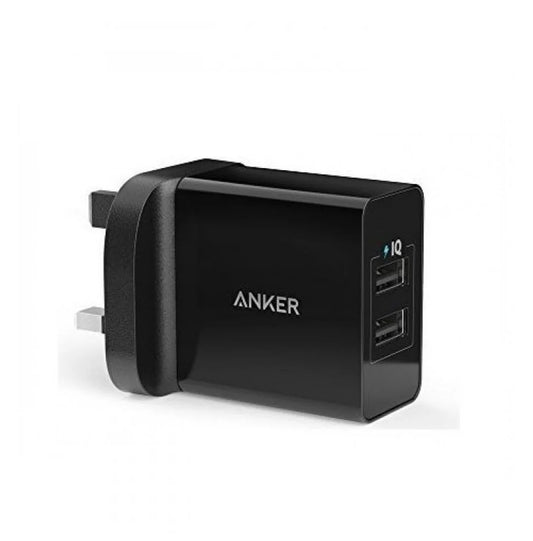 ANKER POWERPORT 2 PORTS WALL CHARGER - BLACK