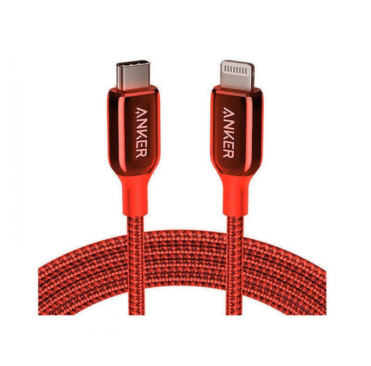 Anker Powerline+ III Lightning USB Cable 0.9m - Red