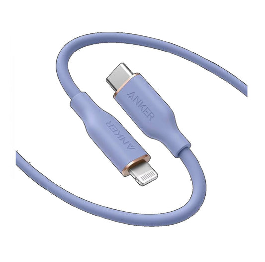 ANKER POWERLINEIII USB-C LIGHTNING CABLE 1.8M A8663HQ1 PURPLE