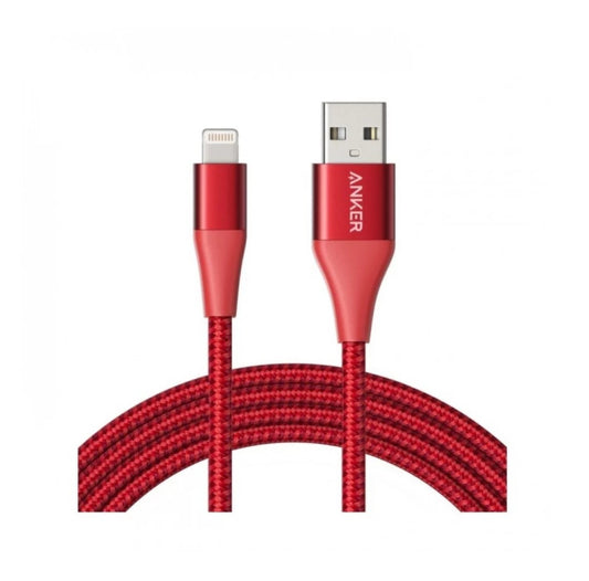 Anker Powerline+ II 3M Lightning Cable - Red