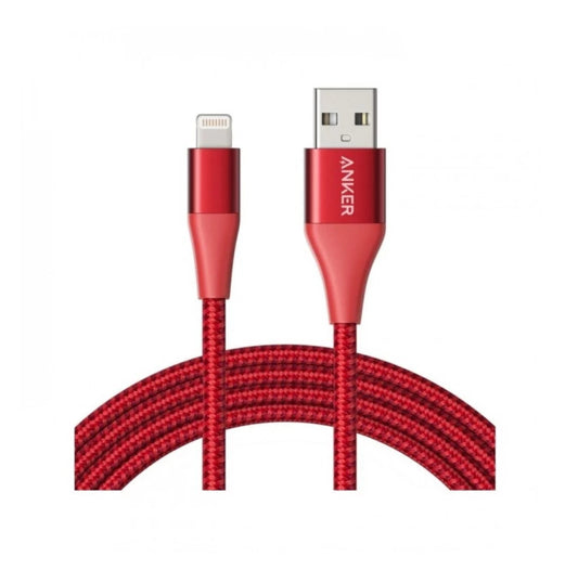 ANKER POWERLINE+ II 1.8M LIGHTNING CABLE - RED