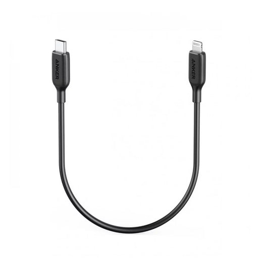 ANKER POWERLINE III USB-C TO LIGHTNING CABLE (1 FEET) - BLACK