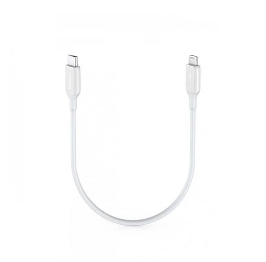 ANKER POWERLINE III USB-C TO LIGHTNING CABLE (1 FEET) - WHITE