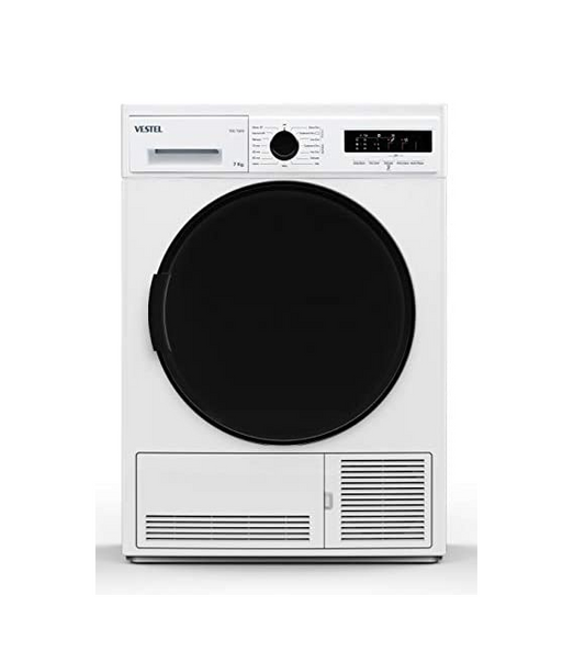 Vestel 7 Kg, 15 Program Condenser Dryer, White
