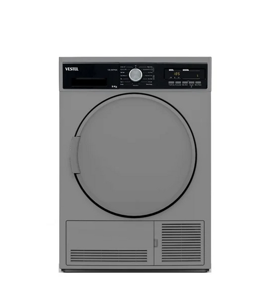 Vestel 9 Kg, 15 Program Condenser Dryer, Silver