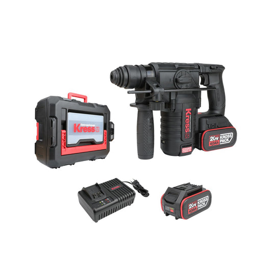 KRESS HAMMER DRILL 4F BRUSHLESS 2,2J 20V 4AH 2BAT – KUC61.2