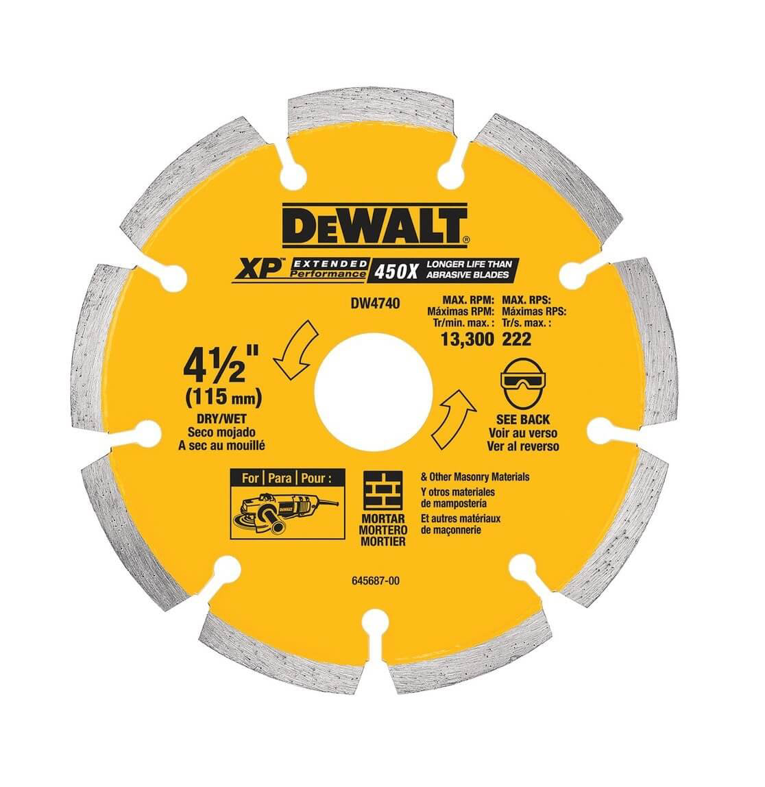 115MM DIAMOND WHEEL,UNIVERSAL AX8721