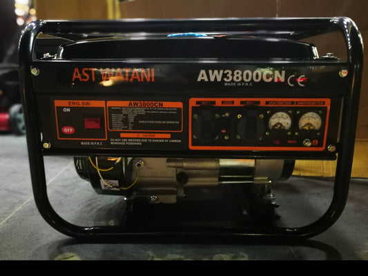 AST WATANI PETROL GENERATOR -BLACK