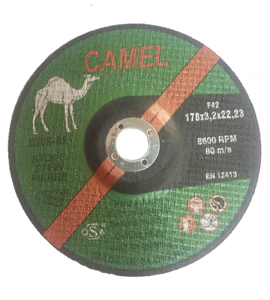 Camel Stone Cutting Disc 180x3.2x22.23(7") F42 8600RPM EN 12413-Slovenia