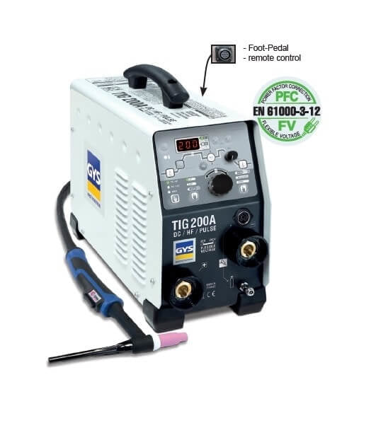 INVERTER  TIG/ARC WELDING MACHINE TIG 200 DC FV,