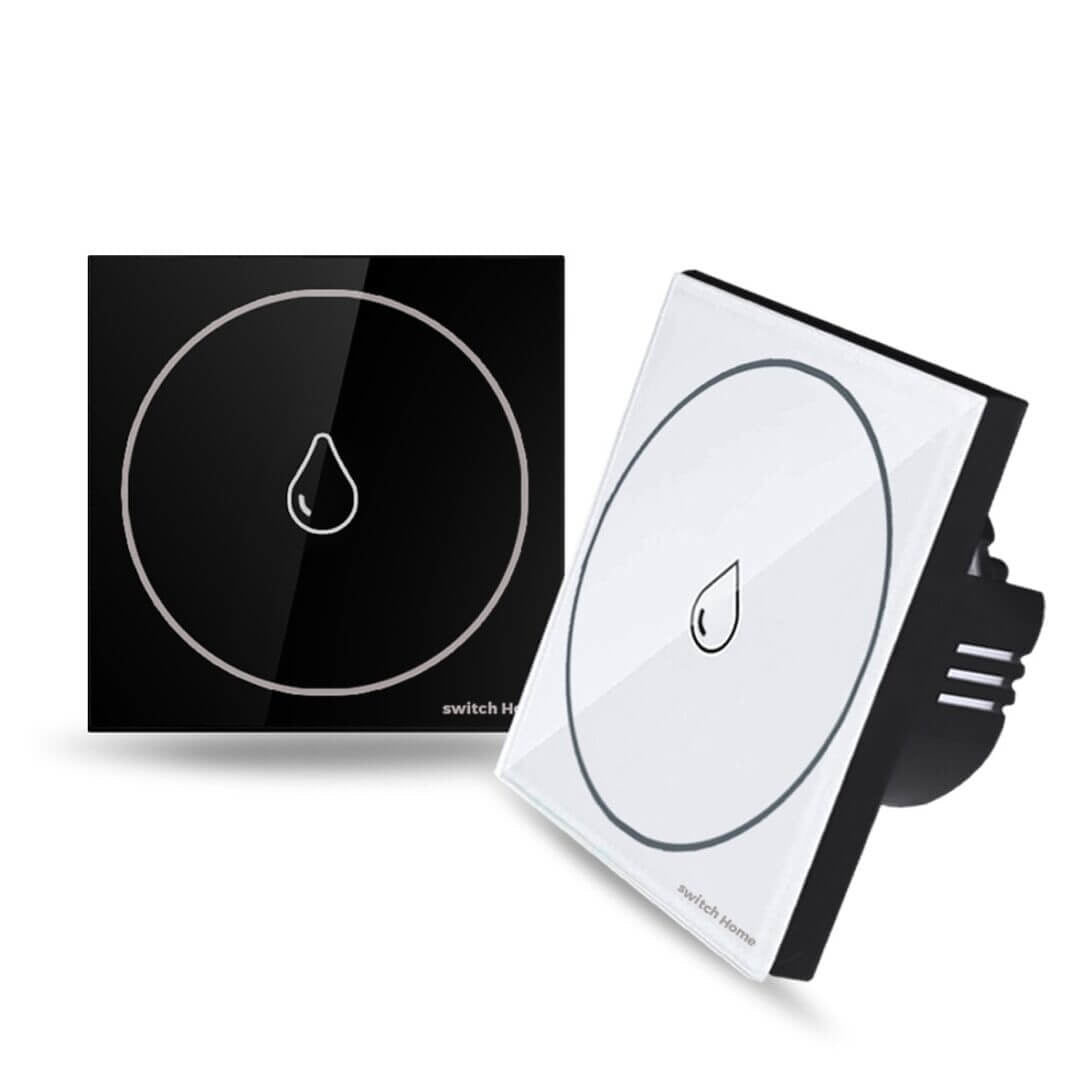 Black Smart Wifi Boiler Switch Supports Google Home & Amazon Alexa