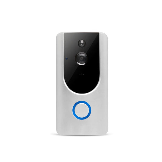 Smart WiFi Doorbell Security 1080p Silver