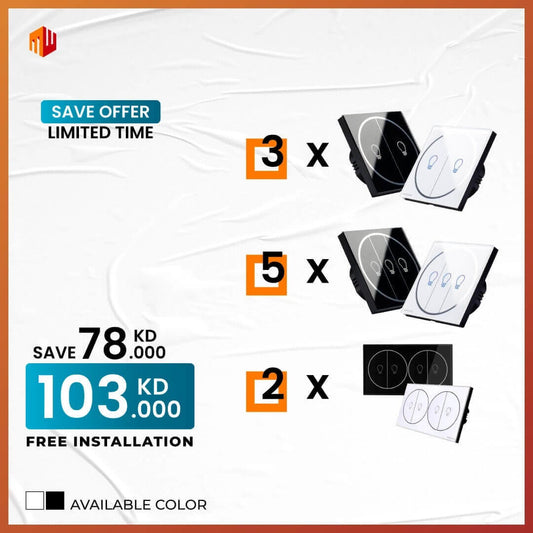 10 Piece Smart Switch Save Offer - Free Installation