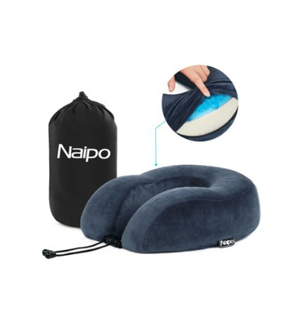 Naipo Memory Foam Travel Rest Pillow
